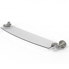 Allied Brass DT-33/24-SN - Dottingham Collection 24 Inch Glass Shelf