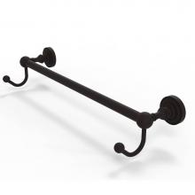 Allied Brass DT-41-18-HK-ORB - Dottingham Collection 18 Inch Towel Bar with Integrated Hooks
