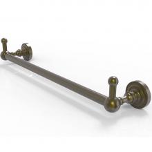 Allied Brass DT-41-18-PEG-ABR - Dottingham Collection 18 Inch Towel Bar with Integrated Hooks