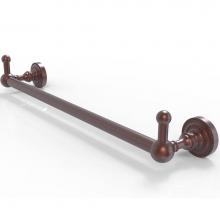 Allied Brass DT-41-18-PEG-CA - Dottingham Collection 18 Inch Towel Bar with Integrated Hooks