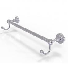 Allied Brass DT-41-30-HK-PC - Dottingham Collection 30 Inch Towel Bar with Integrated Hooks