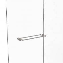 Allied Brass DT-41-BB-24-SN - Dottingham Collection 24 Inch Back to Back Shower Door Towel Bar