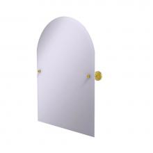 Allied Brass DT-94-PB - Frameless Arched Top Tilt Mirror with Beveled Edge