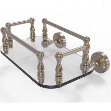 Allied Brass DT-GT-6-PEW - Dottingham Collection Wall Mounted Glass Guest Towel Tray