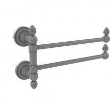 Allied Brass DT-GTB-2-GYM - Dottingham Collection 2 Swing Arm Towel Rail