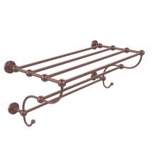 Allied Brass DT-HTL/36-5-CA - Dottingham Collection 36 Inch Train Rack Towel Shelf