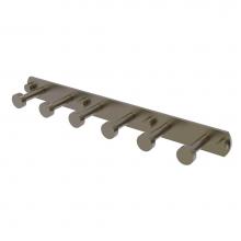 Allied Brass FR-20-6-ABR - Fresno Collection 6 Position Tie and Belt Rack