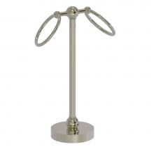 Allied Brass GL-53-PNI - Vanity Top 2 Ring Guest Towel Holder
