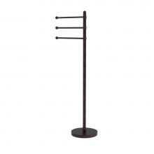 Allied Brass GLT-3-VB - 49 Inch Towel Stand with 3 Pivoting Arms