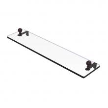 Allied Brass MA-1/22-ABZ - Mambo 22 Inch Glass Vanity Shelf with Beveled Edges