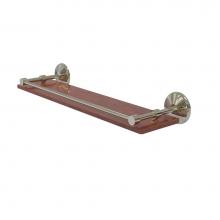 Allied Brass MC-1-22-GAL-IRW-PNI - Monte Carlo Collection 22 Inch Solid IPE Ironwood Shelf with Gallery Rail