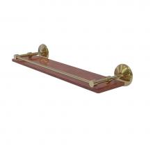 Allied Brass MC-1-22-GAL-IRW-UNL - Monte Carlo Collection 22 Inch Solid IPE Ironwood Shelf with Gallery Rail