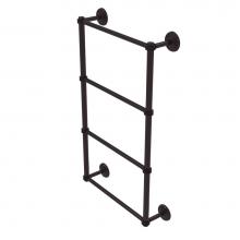 Allied Brass MC-28D-24-ABZ - Monte Carlo Collection 4 Tier 24 Inch Ladder Towel Bar with Dotted Detail