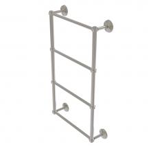 Allied Brass MC-28G-30-SN - Monte Carlo Collection 4 Tier 30 Inch Ladder Towel Bar with Groovy Detail