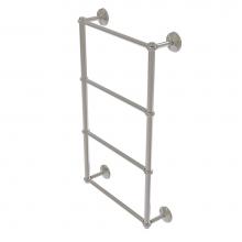 Allied Brass MC-28T-24-SN - Monte Carlo Collection 4 Tier 24 Inch Ladder Towel Bar with Twisted Detail