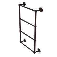 Allied Brass MC-28T-30-ORB - Monte Carlo Collection 4 Tier 30 Inch Ladder Towel Bar with Twisted Detail