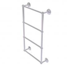 Allied Brass MC-28T-36-PC - Monte Carlo Collection 4 Tier 36 Inch Ladder Towel Bar with Twisted Detail