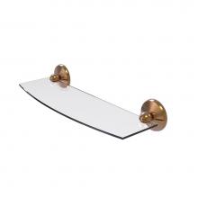 Allied Brass MC-33/18-BBR - Monte Carlo Collection 18 Inch Glass Shelf