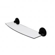 Allied Brass MC-33/18-BKM - Monte Carlo Collection 18 Inch Glass Shelf
