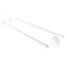 Allied Brass MC-41-BB-24-WHM - Monte Carlo Collection 24 Inch Back to Back Shower Door Towel Bar