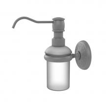Allied Brass MC-60-GYM - Monte Carlo Collection Wall Mounted Soap Dispenser