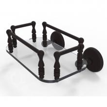 Allied Brass MC-GT-6-ORB - Monte Carlo Collection Wall Mounted Glass Guest Towel Tray