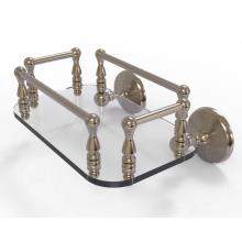 Allied Brass MC-GT-6-PEW - Monte Carlo Collection Wall Mounted Glass Guest Towel Tray