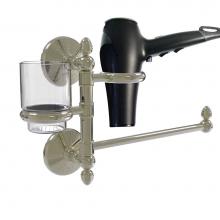 Allied Brass MC-GTBD-1-PNI - Monte Carlo Collection Hair Dryer Holder and Organizer