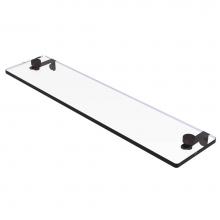 Allied Brass MT-1-22-ABZ - Montero Collection 22 Inch Glass Vanity Shelf with Beveled Edges