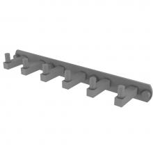 Allied Brass MT-20-6-GYM - Montero Collection 6 Position Tie and Belt Rack