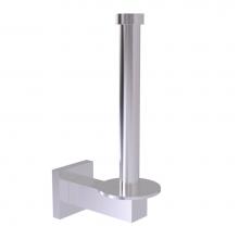 Allied Brass MT-24U-SCH - Montero Collection Upright Toilet Tissue Holder and Reserve Roll Holder
