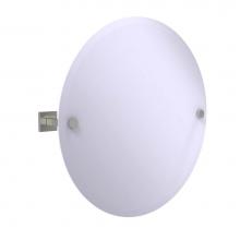 Allied Brass MT-90-SN - Montero Collection Contemporary Frameless Round Tilt Mirror with Beveled Edge