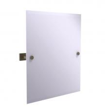 Allied Brass MT-92-ABR - Montero Collection Contemporary Frameless Rectangular Tilt Mirror with Beveled Edge