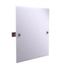 Allied Brass MT-92-CA - Montero Collection Contemporary Frameless Rectangular Tilt Mirror with Beveled Edge
