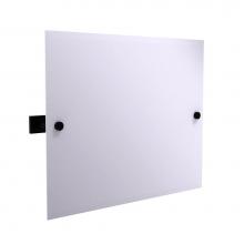 Allied Brass MT-93-BKM - Montero Collection Contemporary Frameless Landscape Rectangular Tilt Mirror with Beveled Edge