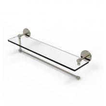 Allied Brass P1000-1PT/22-PNI - Prestige Skyline Collection Paper Towel Holder with 22 Inch Glass Shelf