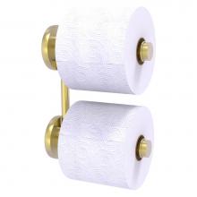 Allied Brass P1000-24-RR-2-SBR - Prestige Skyline Collection 2 Roll Reserve Roll Toilet Paper Holder - Satin Brass