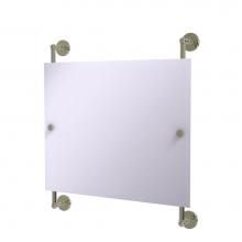 Allied Brass P1000-27-93-PNI - Prestige Skyline Landscape Rectangular Frameless Rail Mounted Mirror