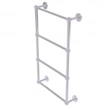 Allied Brass P1000-28G-36-PC - Prestige Skyline Collection 4 Tier 36 Inch Ladder Towel Bar with Groovy Detail