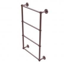Allied Brass P1000-28T-24-CA - Prestige Skyline Collection 4 Tier 24 Inch Ladder Towel Bar with Twisted Detail