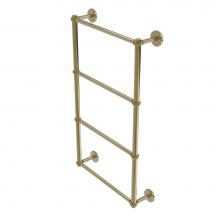 Allied Brass P1000-28T-24-UNL - Prestige Skyline Collection 4 Tier 24 Inch Ladder Towel Bar with Twisted Detail