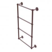Allied Brass P1000-28T-36-CA - Prestige Skyline Collection 4 Tier 36 Inch Ladder Towel Bar with Twisted Detail