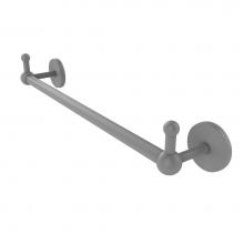 Allied Brass P1000-41-24-PEG-GYM - Prestige Skyline Collection 24 Inch Towel Bar with Integrated Hooks