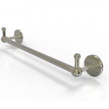 Allied Brass P1000-41-24-PEG-PNI - Prestige Skyline Collection 24 Inch Towel Bar with Integrated Hooks