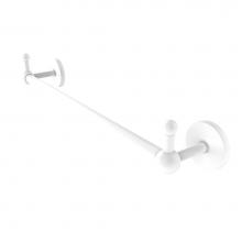 Allied Brass P1000-41-36-PEG-WHM - Prestige Skyline Collection 36 Inch Towel Bar with Integrated Hooks