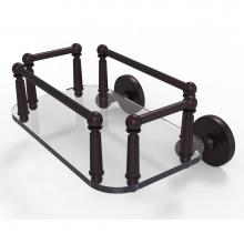 Allied Brass P1000-GT-5-ABZ - Prestige Skyline Collection Wall Mounted Glass Guest Towel Tray