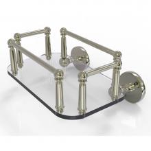Allied Brass P1000-GT-5-PNI - Prestige Skyline Collection Wall Mounted Glass Guest Towel Tray