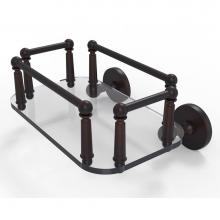 Allied Brass P1000-GT-5-VB - Prestige Skyline Collection Wall Mounted Glass Guest Towel Tray