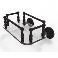 Allied Brass P1000-GT-6-ORB - Prestige Skyline Collection Wall Mounted Glass Guest Towel Tray