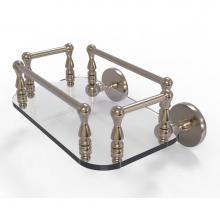 Allied Brass P1000-GT-6-PEW - Prestige Skyline Collection Wall Mounted Glass Guest Towel Tray